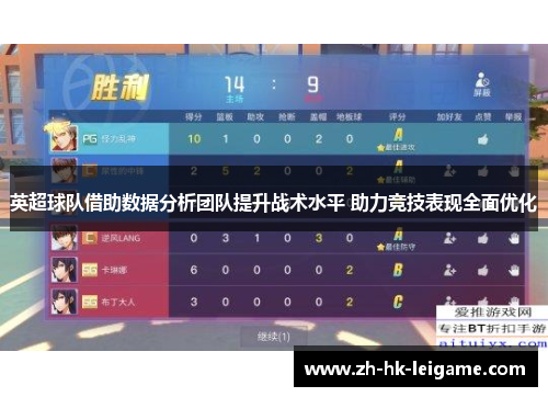 英超球队借助数据分析团队提升战术水平 助力竞技表现全面优化